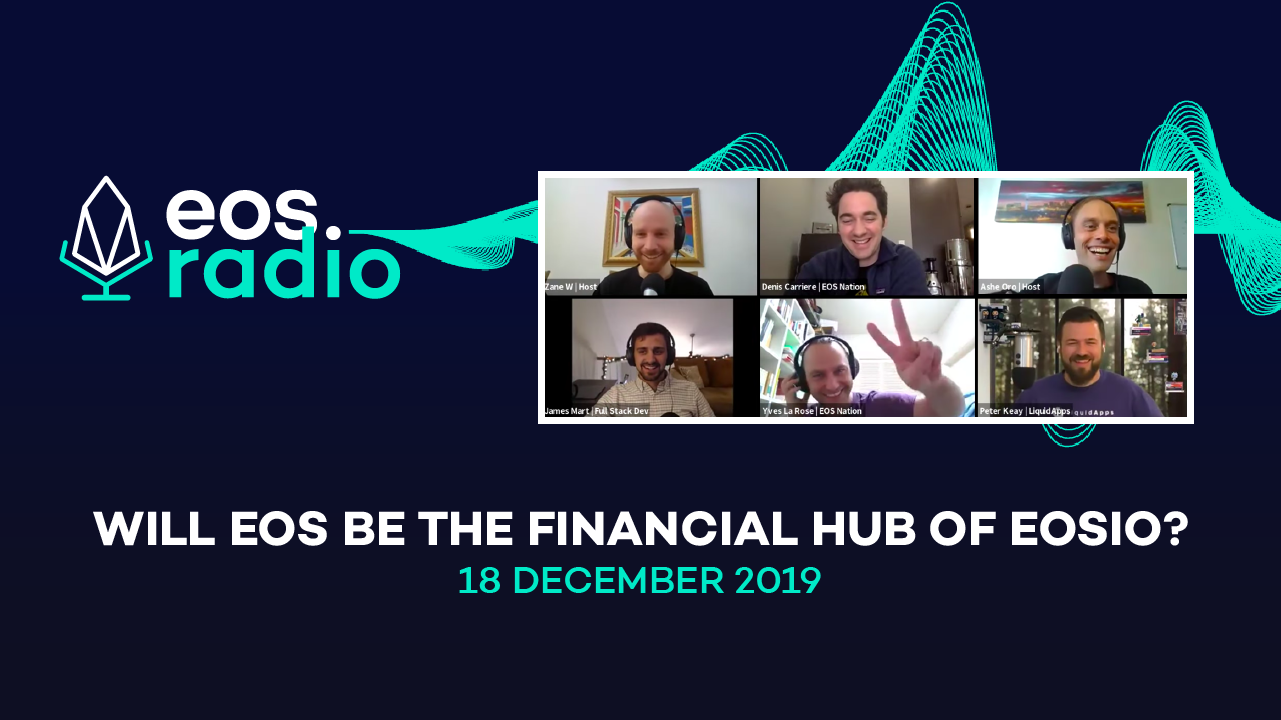 Will EOS be the financial hub of EOSIO?